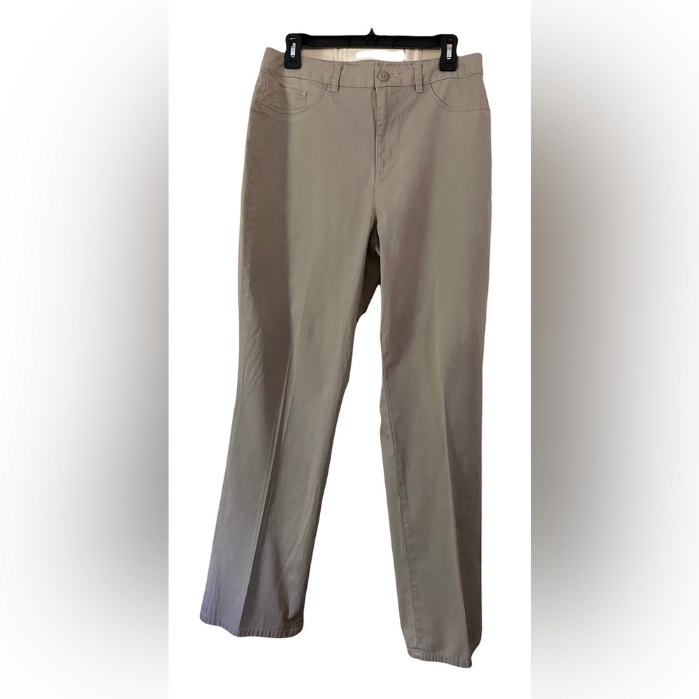 Cold Water Creek Classic Fit Pants, Tan, Size 12